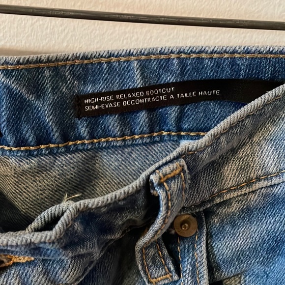 Banana Republic rigid denim high rise relaxed bootcut jeans - Picture 6 of 9